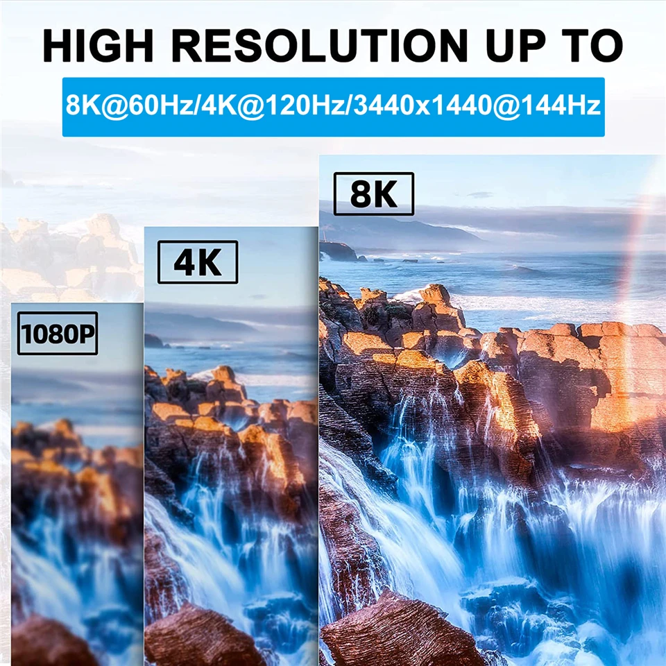USB C Ÿ  ġ, USB 3.1 PD 100W й, Ʈ ƺϿ, 8K, 1x2, 2x1, 4K, 120Hz, Ʈ 4  ó