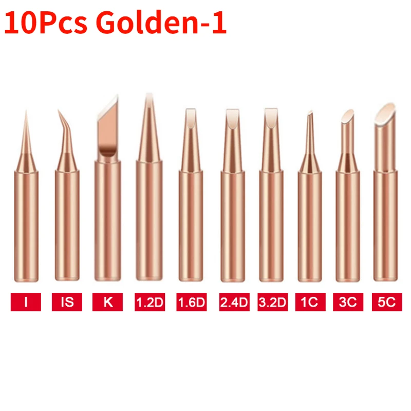 10Pcs Golden-1