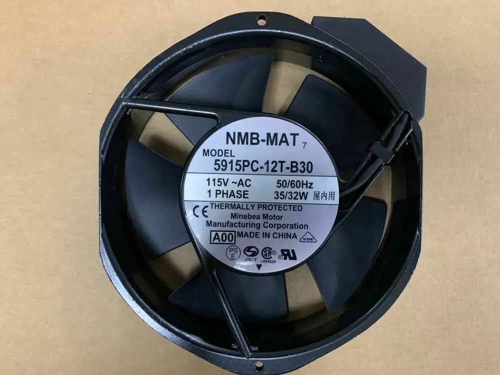 

Новинка для NMB-MAT 5915PC-12T-B30-A00 Fan 115V 50/60Hz 35/32W 5915PC-12T-B30