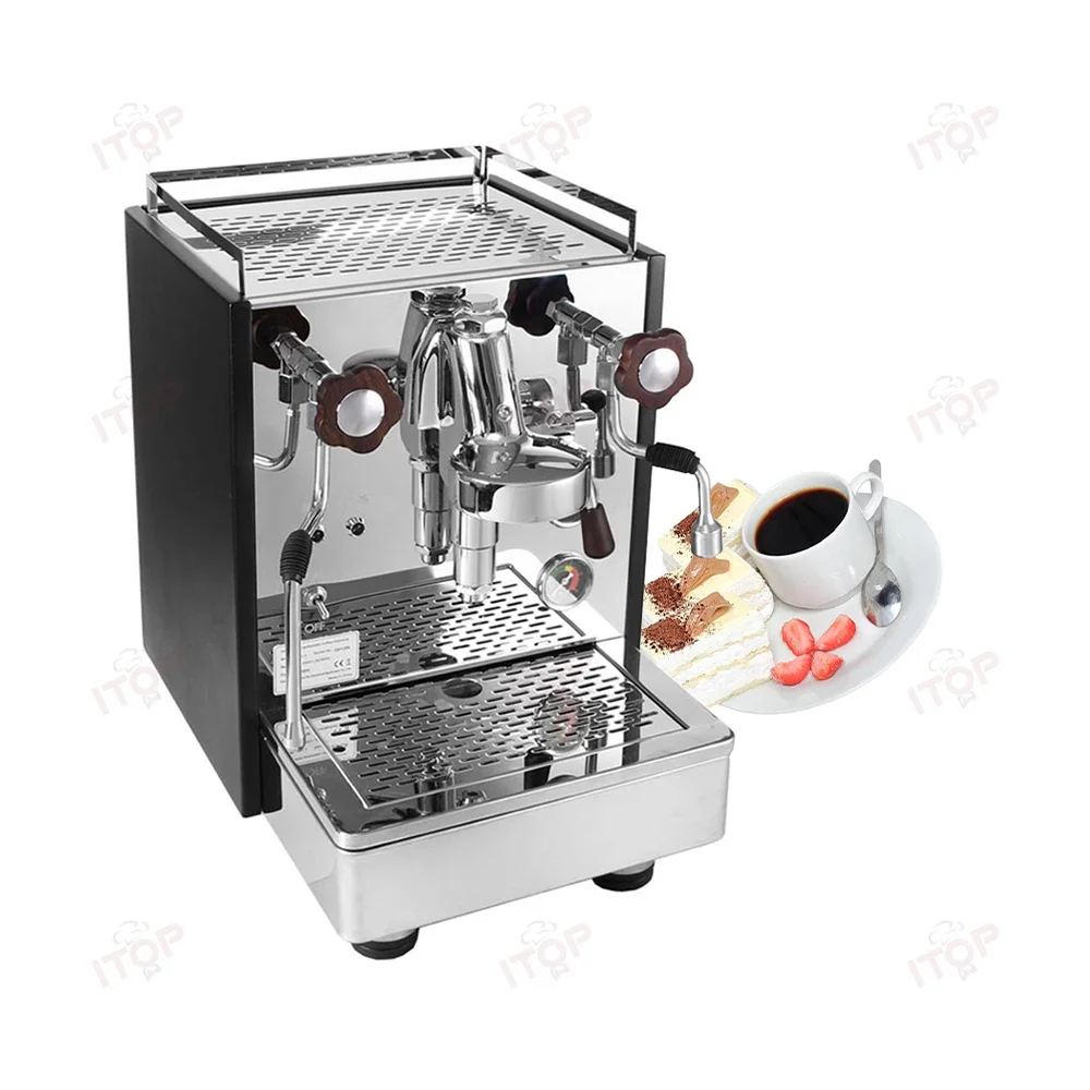 One Group Double Boiler Commercial Espresso Coffee Machine 4