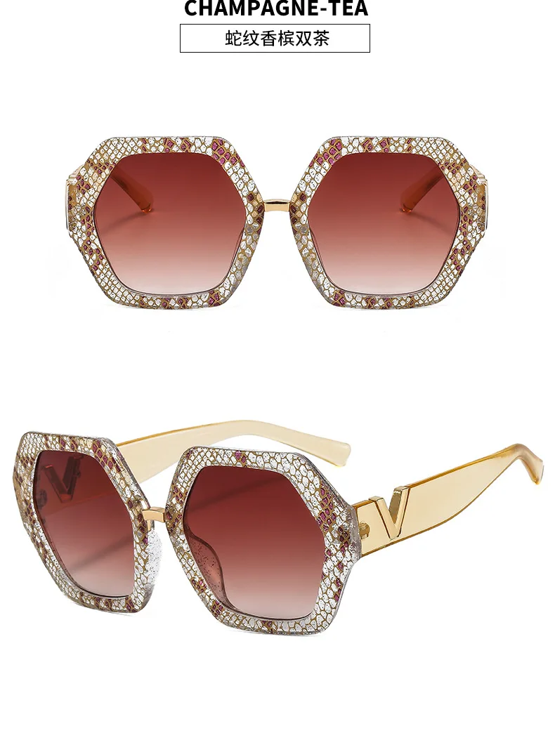 Fashion Big Frame Hexagon Occhiali da sole Donna 2023 Designer Occhiali oversize Occhiali da sole quadrati da uomo Occhiali da sole Gafas femminili_voghion.com