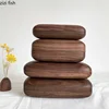 Solid Wood Walnut Tissue Box Bedroom Living Room Home Desktop Finishing Retro Tea Table Desktop Restaurant Tissue Storage Boxes 2