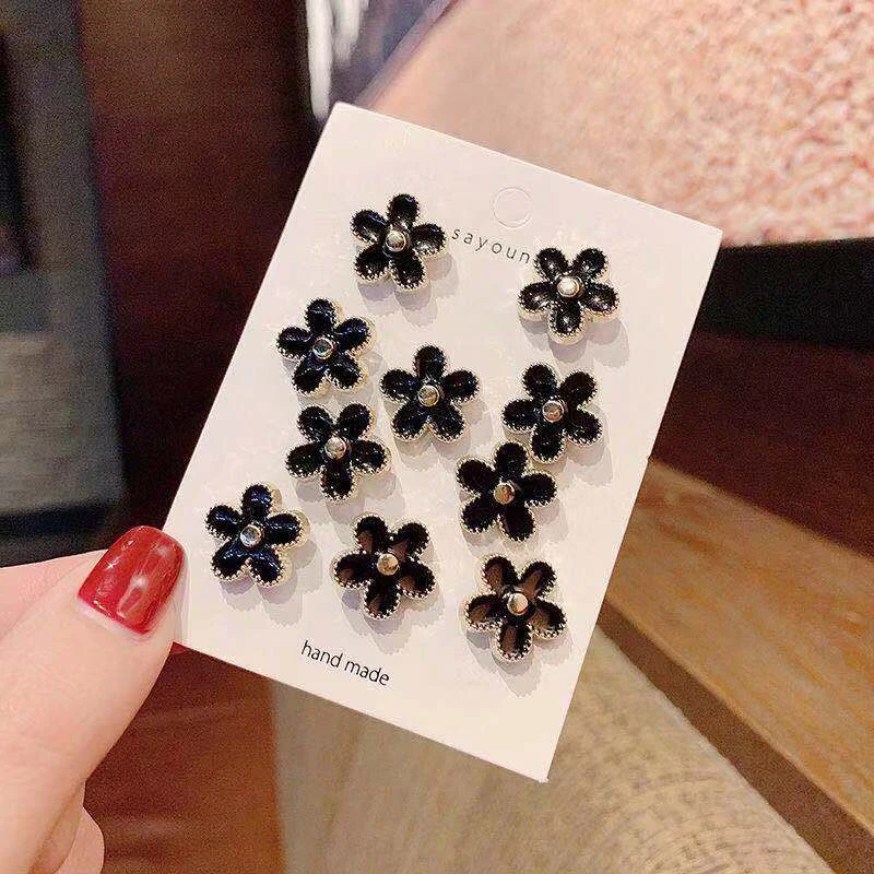 10pcs Button Brooch Close Neckline Decorative Brooch Anti-light Artifact Small Pin Collar Buckle Fixed Clothes Invisible Pins