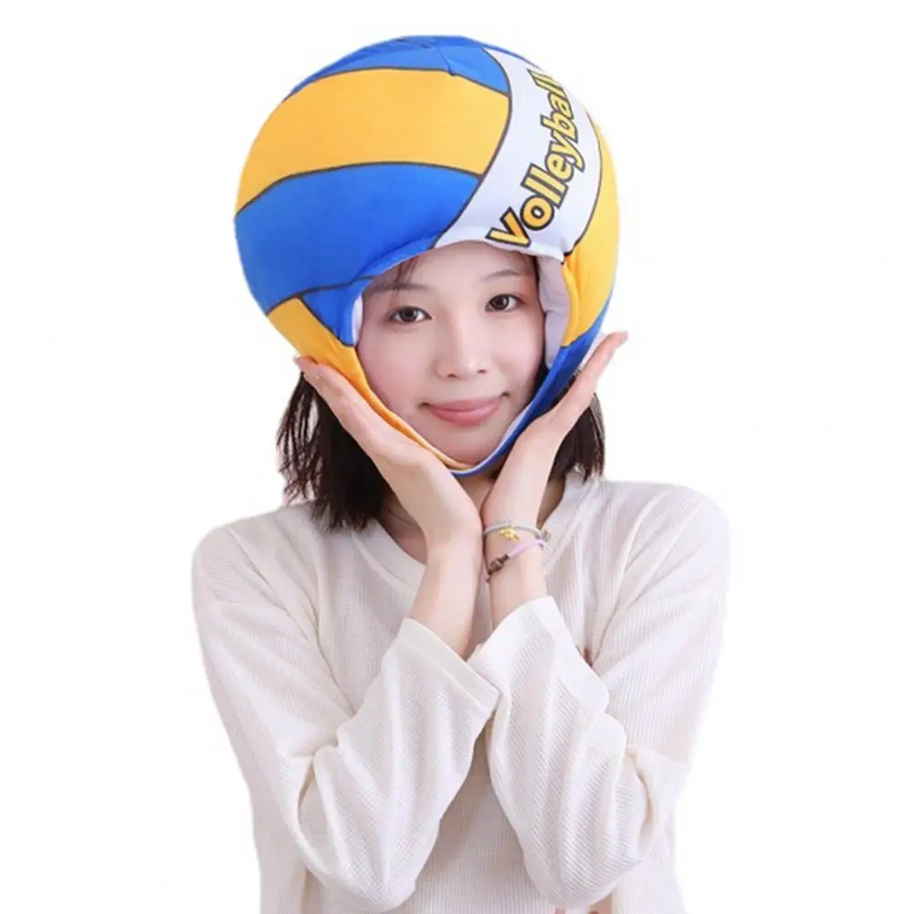 

Плюшевая шляпа для волейбола, очень мягкая, очаровательная, моющаяся, полностью заполненная, декоративная, для волейбола, головного убора