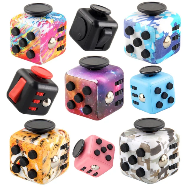Autism Toys Therapy Dice Anxiety And Stress Relief Fidget Toys Anti Stress Decompression Sensory Kids Toy Office Desk Spinner 5