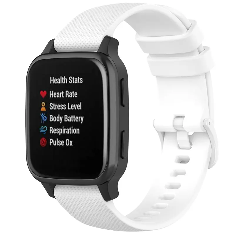 Versatile 20mm Silicone Watchband - Premium Replacement Wristband Strap