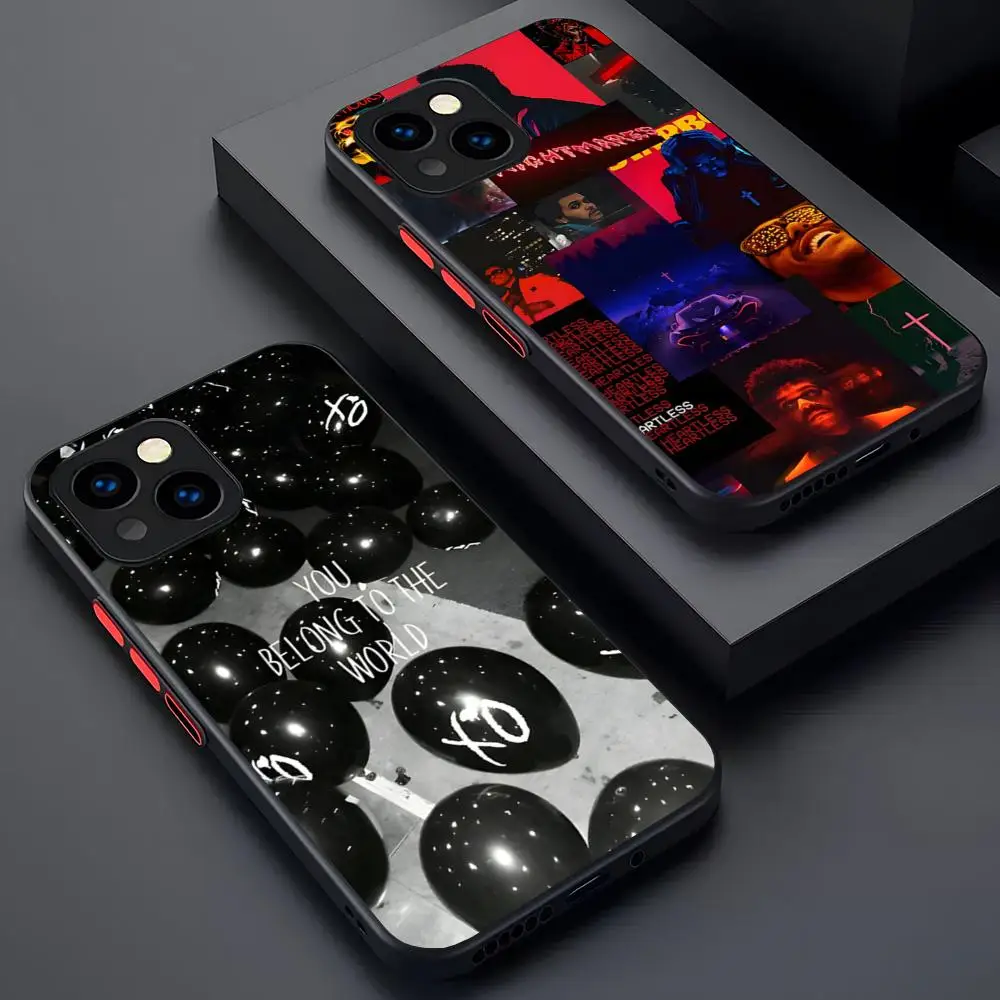 The Weeknd Matte Transparent Phone Case - Sleek and Stylish Back Cover