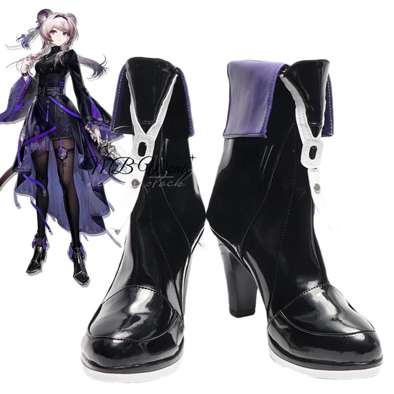 

Game Arknights Lin Cosplay Shoes Boots Lin Yuxia Cosplay Role Play Halloween Carnival Christmas Party Outfit Prop Custom Made