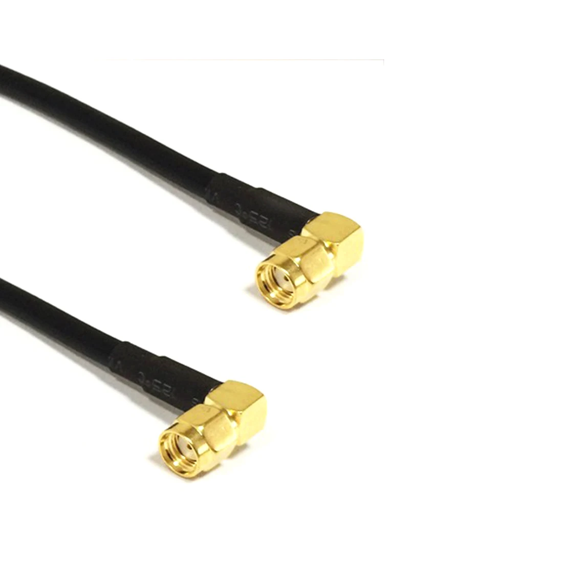 Modem Coaxial Cable RP-SMA  Male Right Angle Switch  RP-SMA Male Right Angle Connector RG58 Cable Pigtail 50cm  20