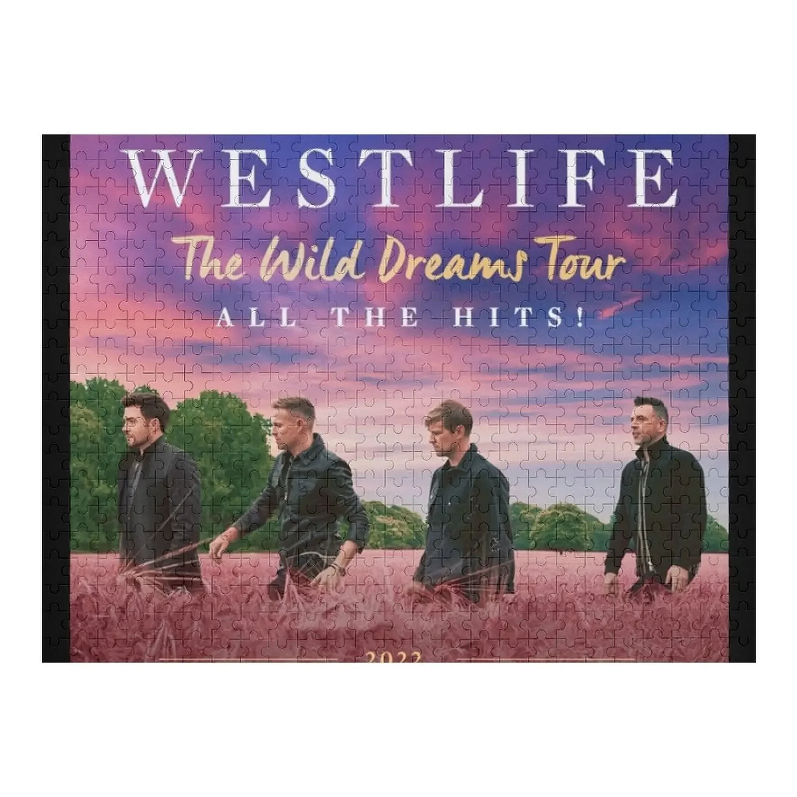 West-life WS Tour 2022 Jigsaw Puzzle Personalised Name Photo Puzzle