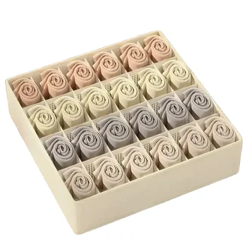 ตู้ชุดชั้นในลิ้นชักเสื้อผ้าOrganizerกล่องClosetสําหรับชุดชั้นในBraถุงเท้ากางเกงจัดเก็บ 1