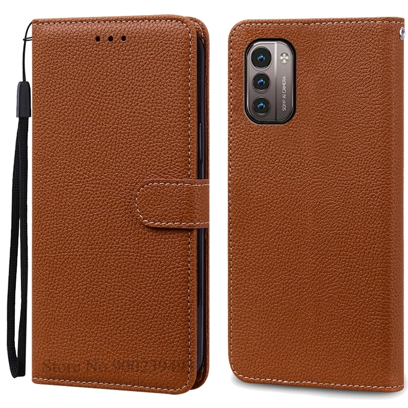 Leather Wallet Flip Cover - Elegant Book Style Protective Case with Bumper