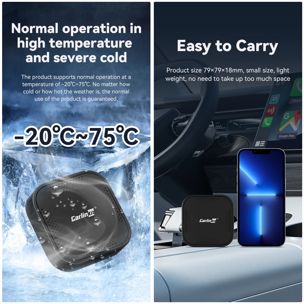 CarlinKit Ʈ ȵ̵ ڵ AI ڽ  CarPlay  ڵ  ڽ ¶ ׷̵  CarPlay ڵ  ڵ  32G 64G