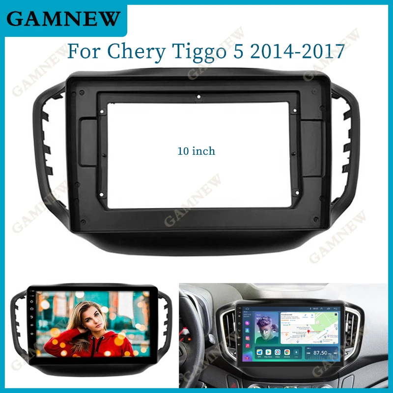 

10 Inch Car Frame Fascia Adapter Canbus Box Decoder For Chery Tiggo 5 2014-2017 Android Radio Dash Fitting Panel Kit