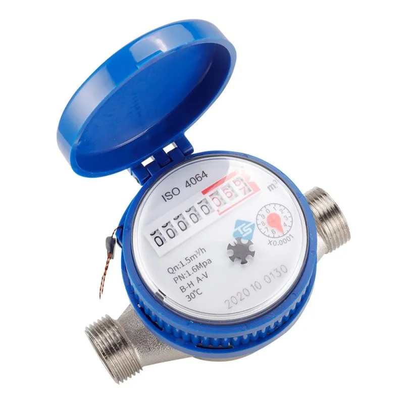 Water Flow Meter Transducer Digital Display Combination Pointer Cold Water Meter Mechanical Rotary Wing Sensor Liquid Flowmeter