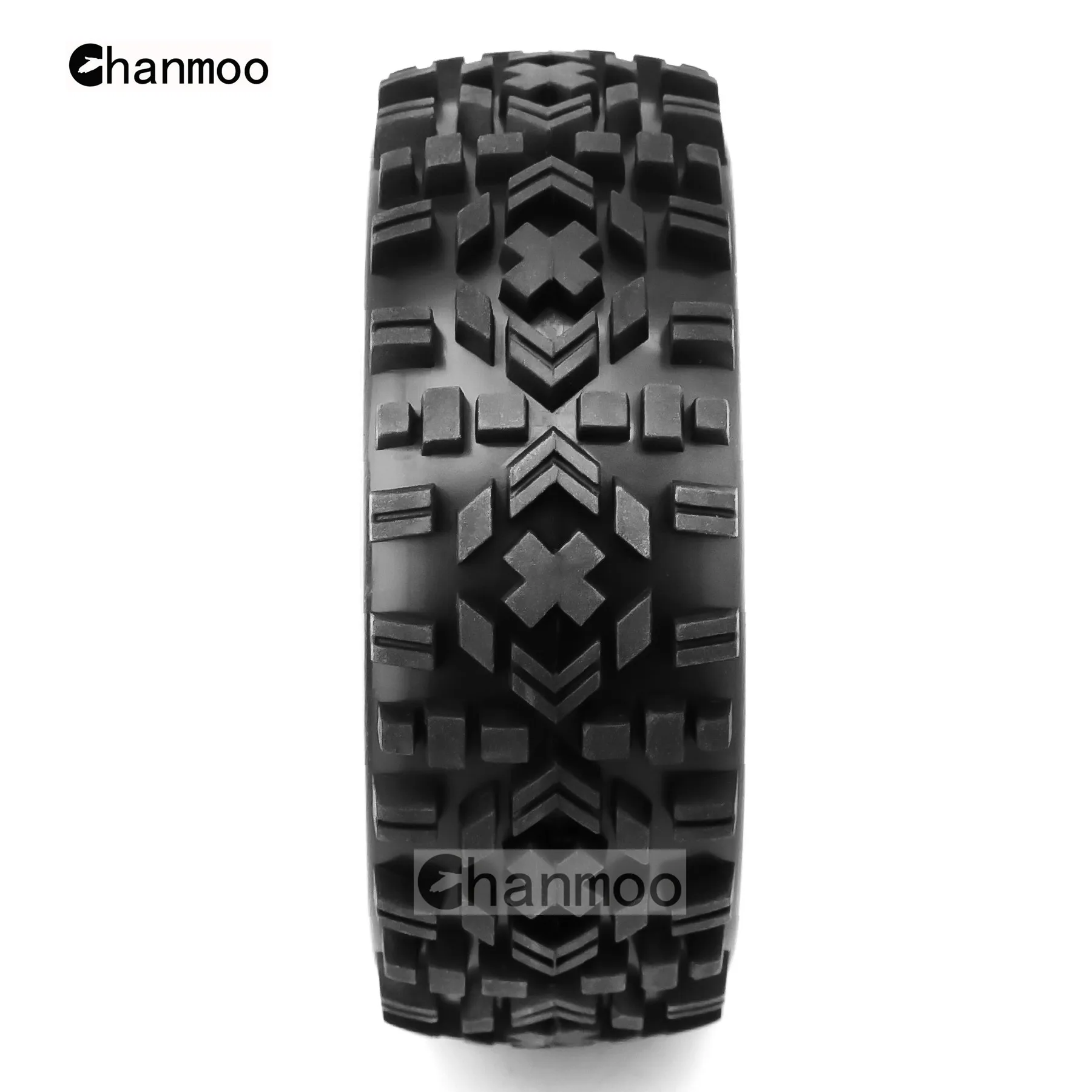 Chanmoo 1/8 버기 휠 타이어, 육각 17mm, RC 오프로드 자동차, ARRMA 타이폰 트랙사스 탈리온 팀 Trxs 레드캣 로시 교쇼 HPI WR8 HSP