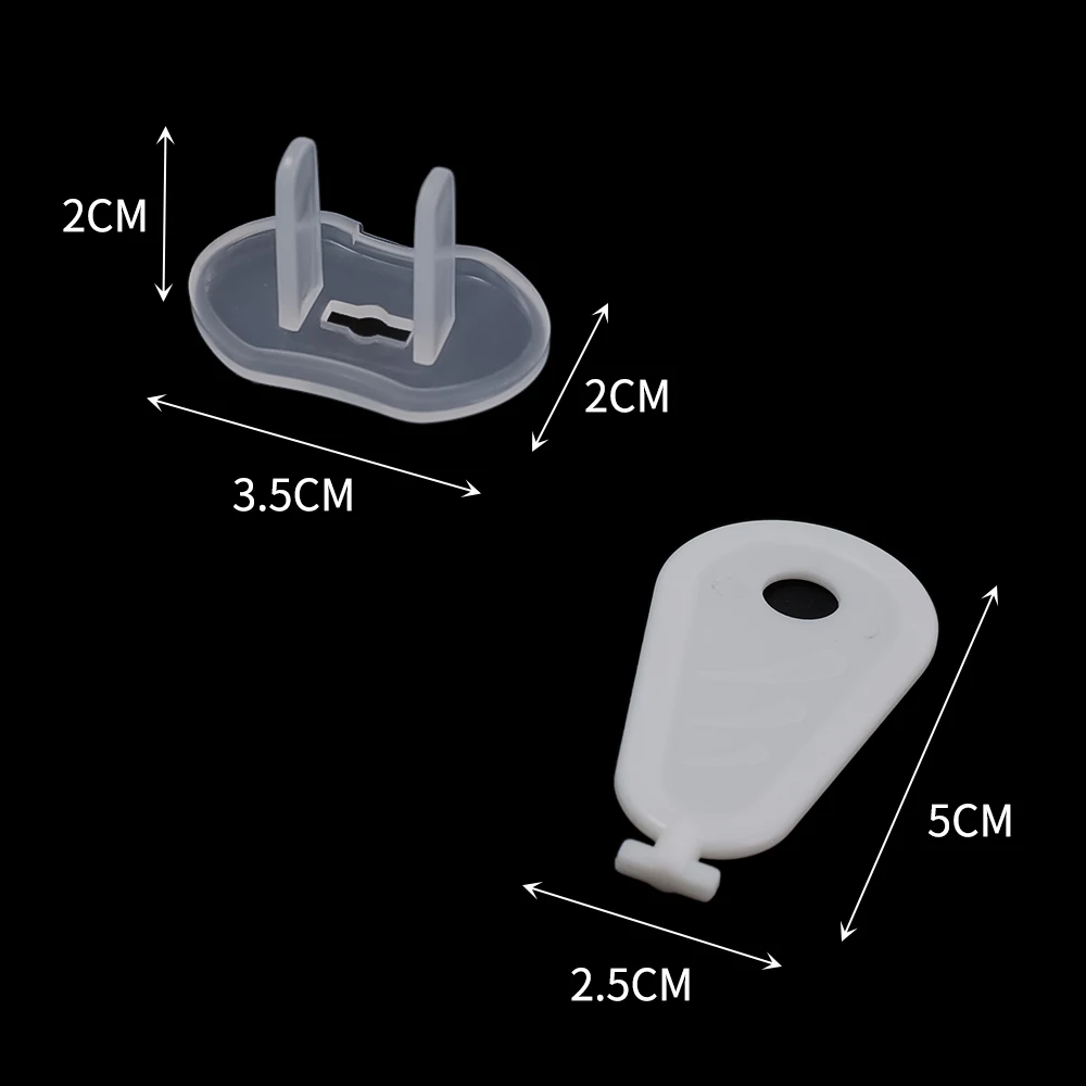 Socket Protective Cover 6Pcs/set Power Plug Cover Anti-Electric Shock Plug Protector Cover Baby Proof Child Safety Protector Electrical Power
