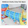 Portable Children's Tent Beach Toys Cartoon Ball Pool Kids Tent 3 in 1 Pop-up Tent Play House Outdoor Child Teepee Toy Tents 5