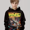 Kids 3D Car Print Hoodie – Boys Spring/Fall Casual Pullover 4