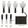 7pcs Stainless Steel Putty Knife Set with Durable Storage Bag - Perfect for Drywall, Paint Scraping & Wall Repair 5