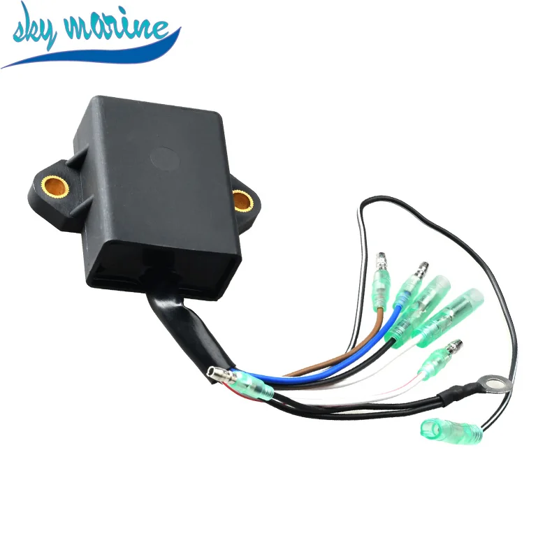 CDI Unit Assy 63V-85540 for Yamaha 2Str 9.9 15HP Outboard Motor Replaces 9-25302 18-5132