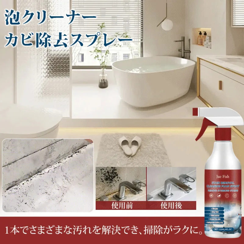 Decontamination/mildew remover spray