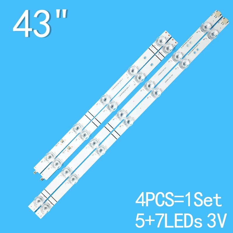 LED Backlight for JL.D425C1330-003AS-M_V03  JHD425X1F71-T0L1 SVH425A13 CRH-BX43X13030120202BREV1.2 43H4030F3/5500G/5510G/5580G