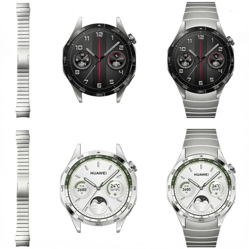 Metal Band for Huawei Watch GT4 46mm No Gap Official Stainless Steel Quick Release Bracelet for Huawei Watch GT4 Band Wristband