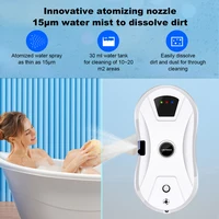 Liectroux YW610 Robot nettoyeur de vitres, pulvérisation d'eau ultrasonique, aspirateur robot ultra-mince pour les vitres, nettoyage des vitres à domicile, nettoyage à sec et humide, parcours AI, télécommande 3