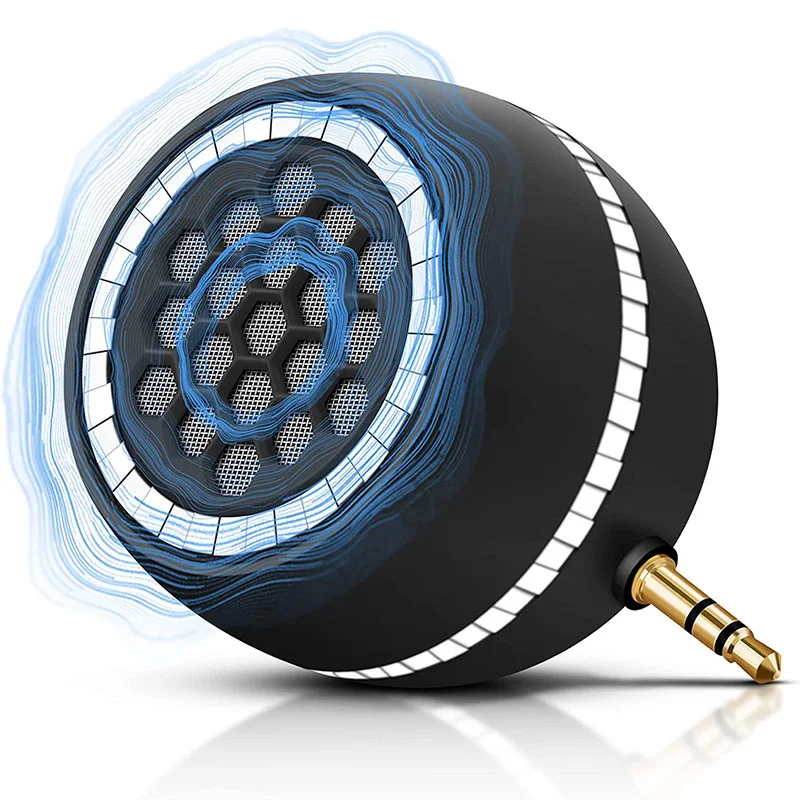 

Portable Wireless Speaker Phone External Speaker Universal 3.5mm Jack Mini Sound Box For Smartphone Tablet Laptop MP3 MP4