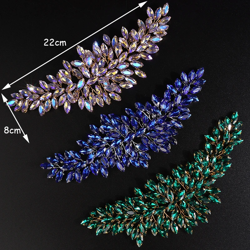 Luxury Rhinestone Bridal Headpiece for Women Headband Fasahion Vintage Handmade Wedding Hair Accessories Bridesmaid Headdress