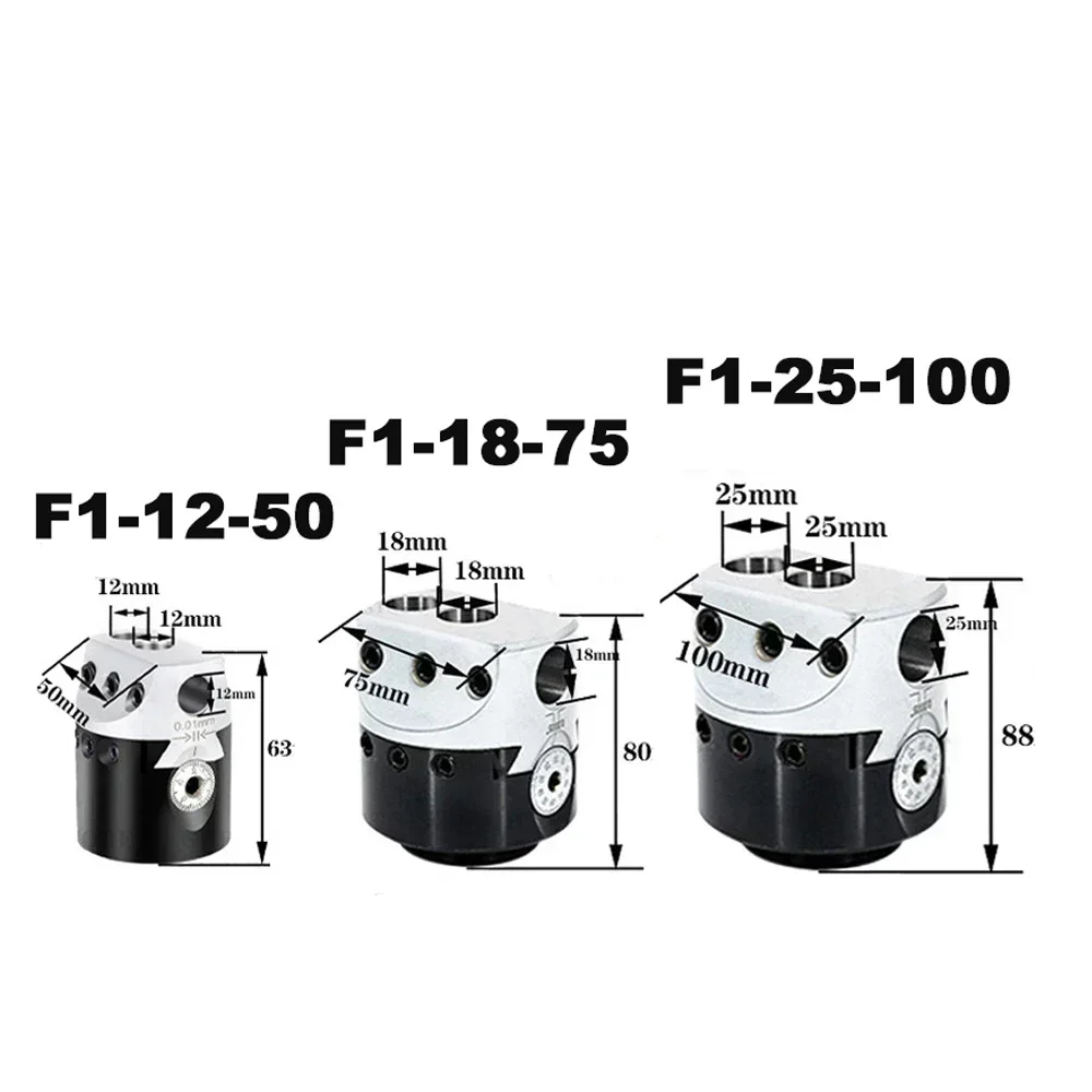 F1 Boring head NT30 NT40 BT30 BT40 MT2 MT3 MT4 C20 C25 R8 M12 Boring Tool Holder F1-50mm 2 inch head Set 12 18 25mm Bar tool holder boring bar and boring head