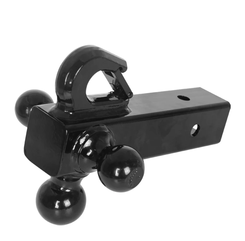 יד טריילר 2.5 אינץ 'שלושה כדור קרוון בגודל עם וו גרירה משולבת, מתאים עבור RAM 2500/3500 hemi/gmc sierra 2500/f250