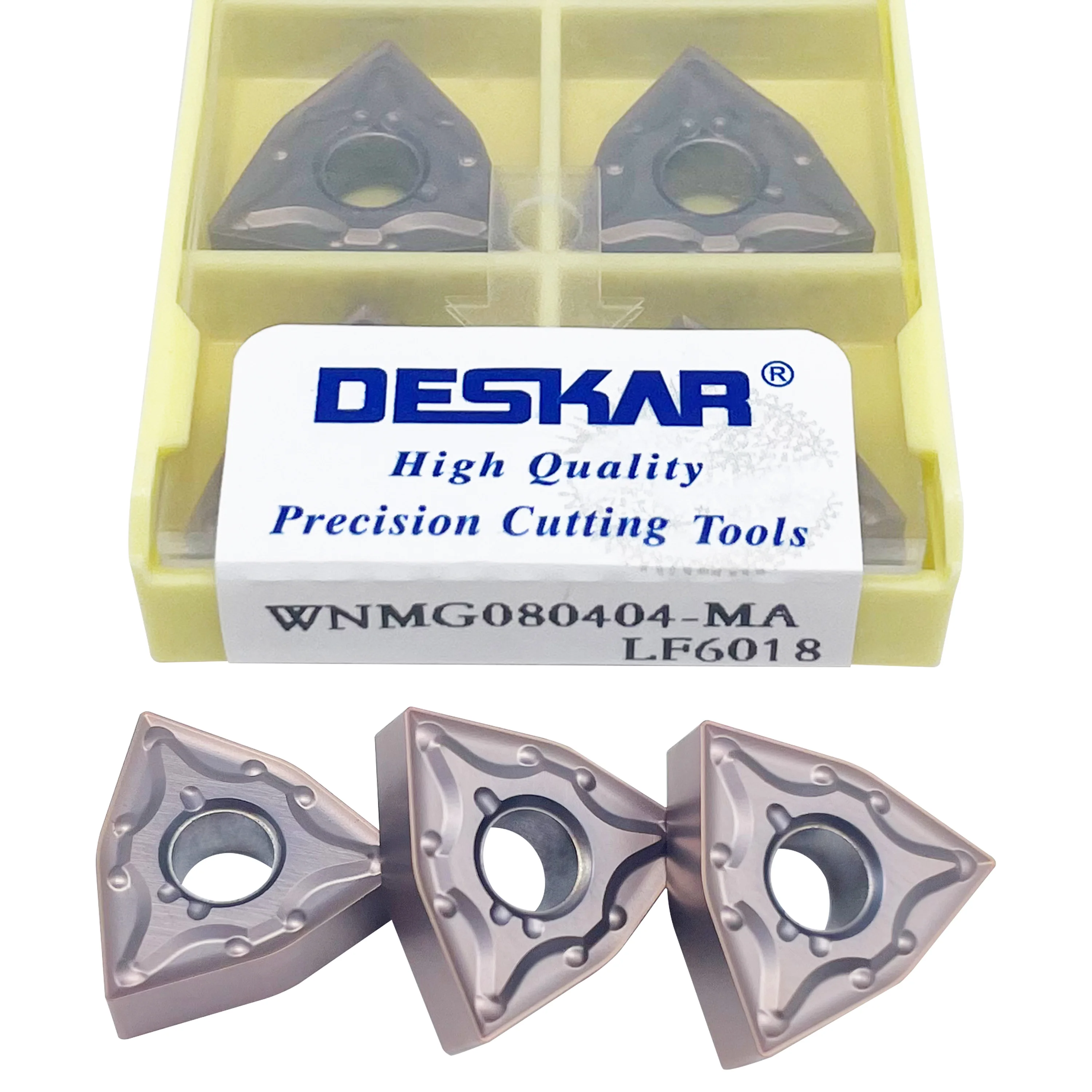 WNMG080404 WNMG080408 MA MS MQ JMS HA HS LF6018 Turning carbide inserts Turning blade special for Stainless Steel Lathe Tool