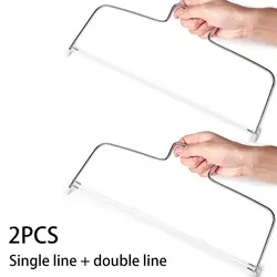 Adjustable Stainless Steel Cake Slicer & Decorating Tool (2PCS A and B)