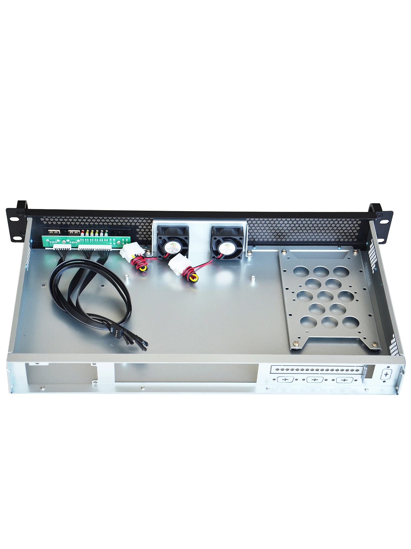 1.2U 섀시 250mm 깊이의 초단축 산업용 제어 섀시 소프트 라우터 1U 섀시 ITX 방화벽 FLEX 전원 공급 장치