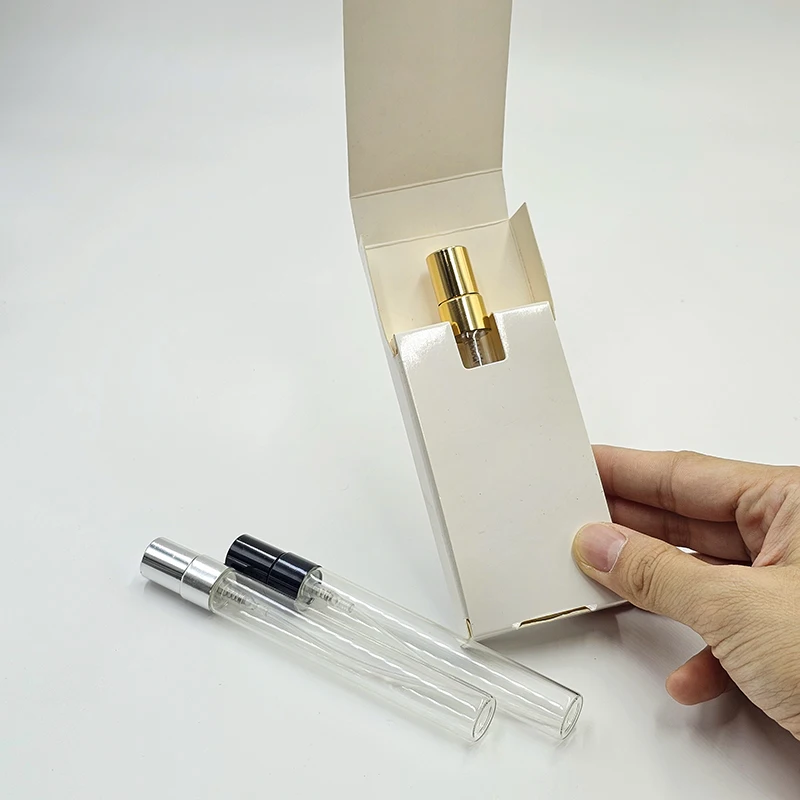 10ML mini perfume bottle Atomizer Spray Glass Perfume Bottle with box on sell wholesale 2