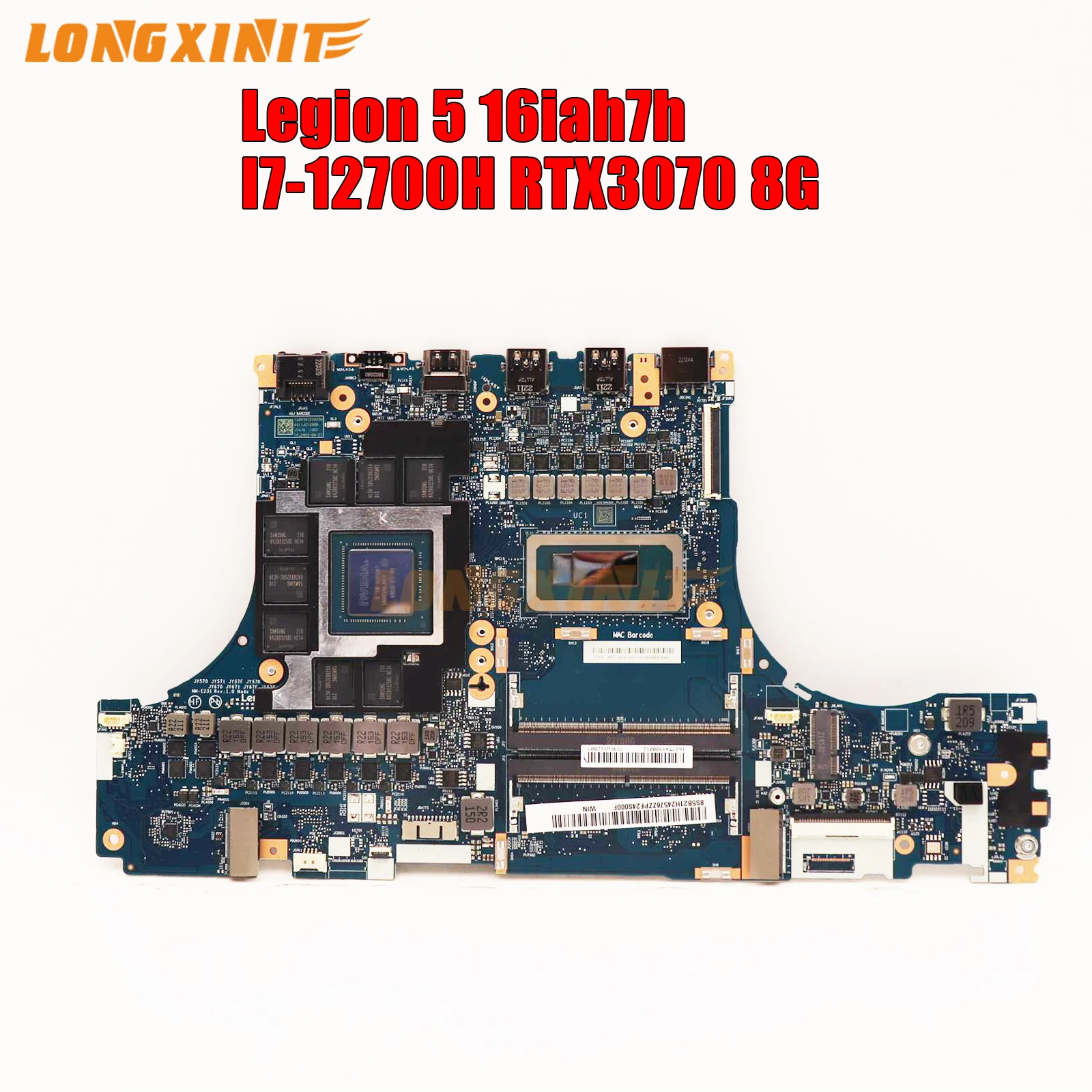 Per La Scheda Madre Del Computer Portatile Lenovo Y9000P Legion 5 6 Iah7H. Cpu I7-12700H.Gpu Rtx3070 8G.Teste, 100% Ok