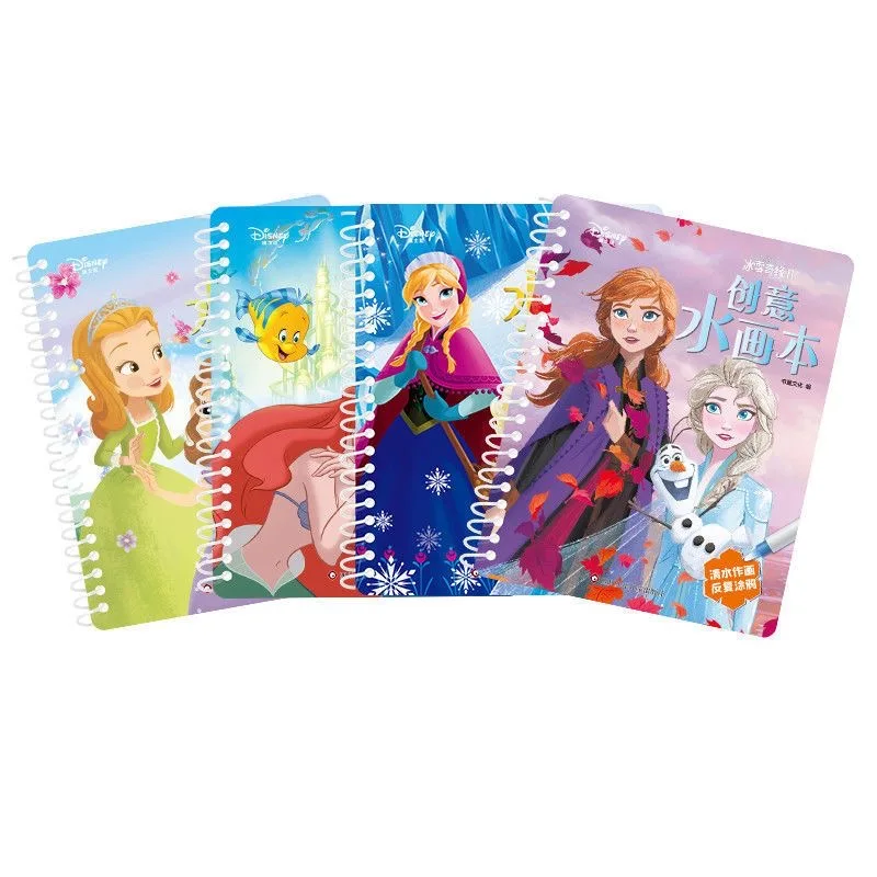 Disney girls frozen magic water book Drawing Toys boys cars Magic Water Birthday Present Book gift learning toys
