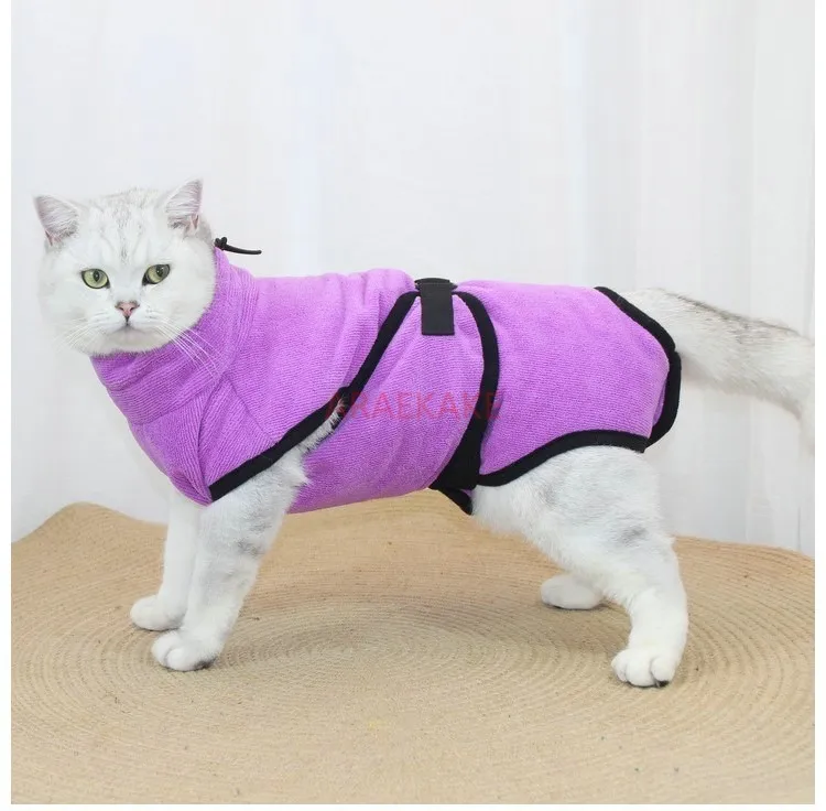 Pet bathrobe, dog bathrobe, bath towel, super large and super absorbent, quick drying towel for cat bathing, suitable for bathin