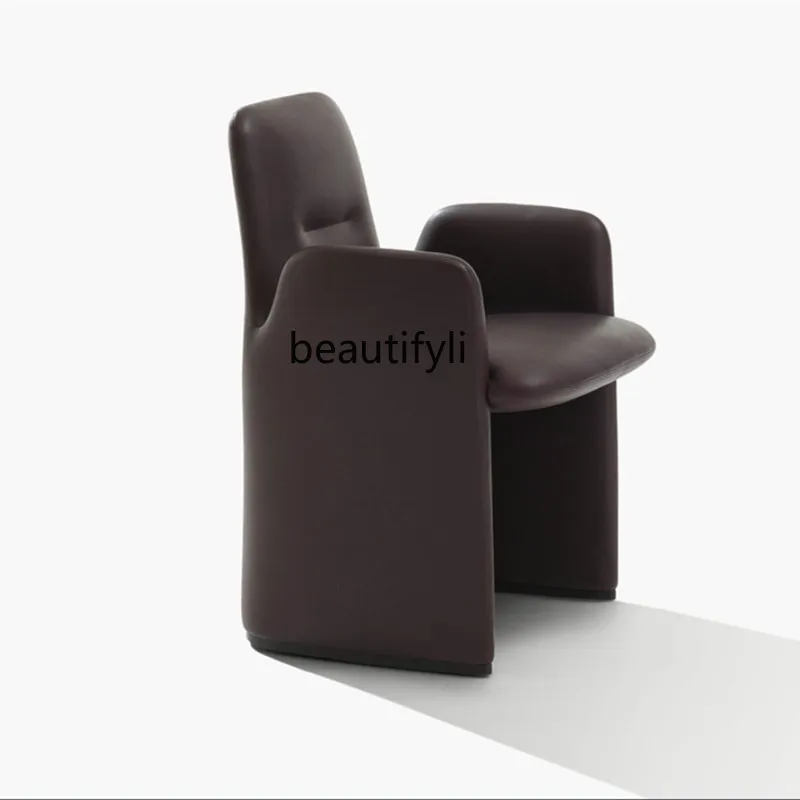 

Italian Light Luxury Creative Bedroom Hotel Living Room Armrest Chair Restaurant and Cafe Dining Chair