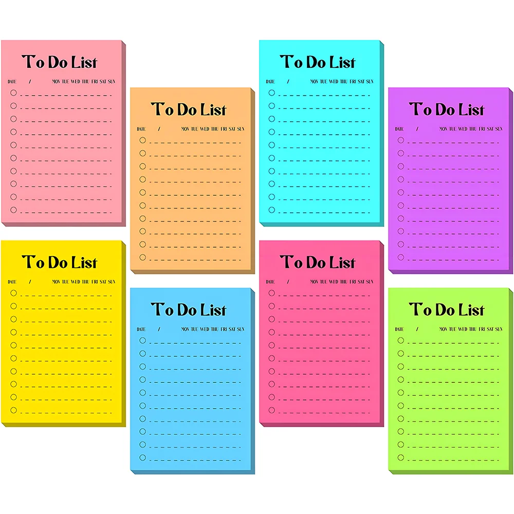 Japanese Sticky Notes To Do List Planner Post Memo Pad Check Notepad Daily Schedule Journal Work Plan Stationery Agenda Notebook