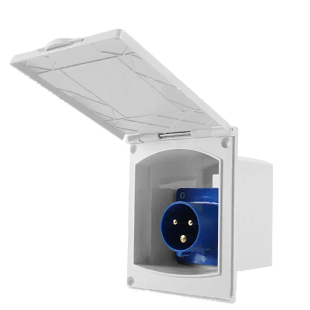 IP44 Waterproof Socket RV External Socket For Caravanning Embedded ...