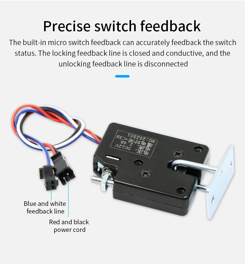 Electric Lock DC 5V/DC 12V/DC 24V Mini Small Size Solenoid Electromagnetic Elect