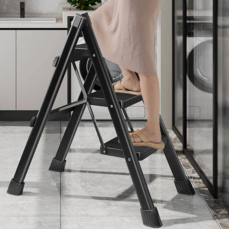 

Multifunction Window Step Stools Decorative Luxury Window Metal Kitchen Ladders Attic Platform Prateleira Kitchen Furnitures