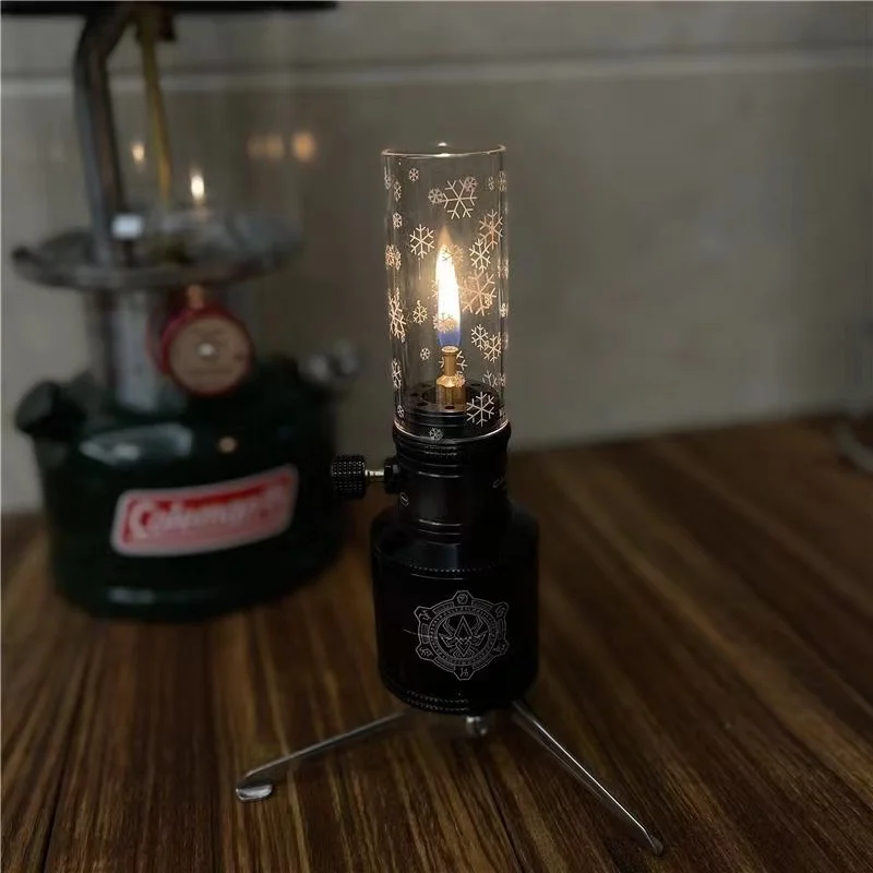 GOPEAK Camping Gas Light Metal Threaded Base Camp Ambiance Candle Light For Outdoor Camping