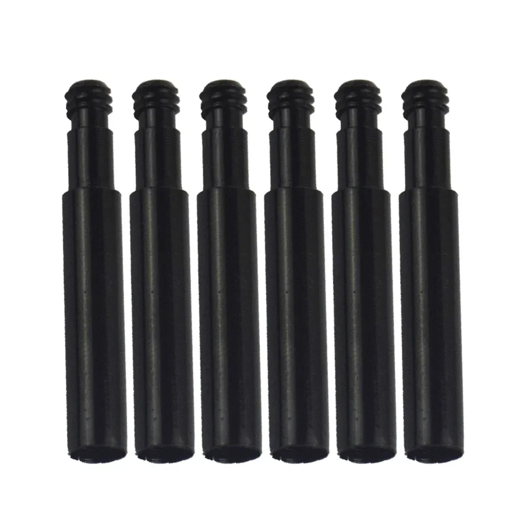 6개입 블랙 알루미늄 프레스타 밸브 연장기 40/50/60/70mm 딥 림 휠용