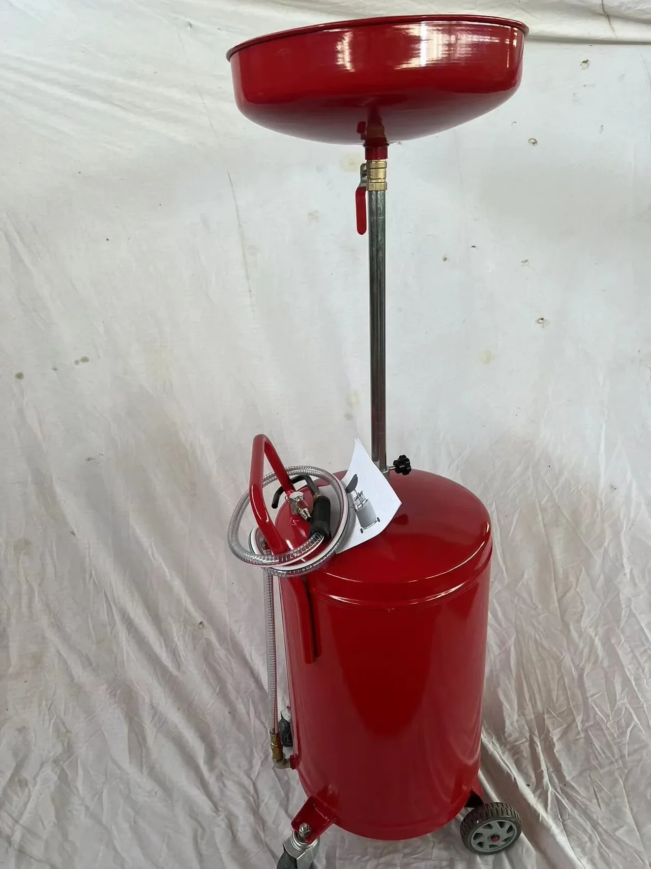80L Waste Oil Collector Oil Change Machine Pneumatic Pumping Unit Auto Maintenance Tool Extraction Unit Change Tool