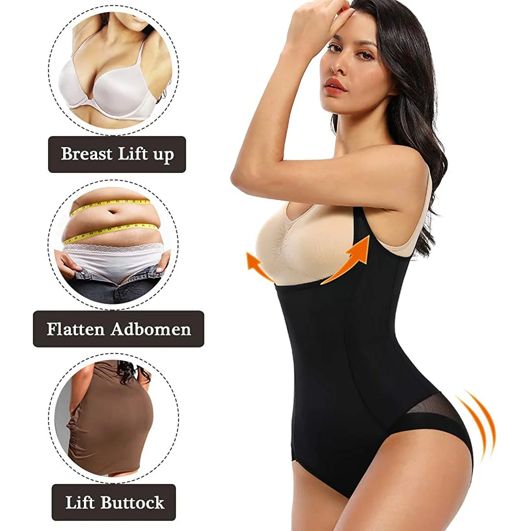 Bodysuit for Women Tummy Control Thong Shapewear Seamless Sculpting Body  Shaper