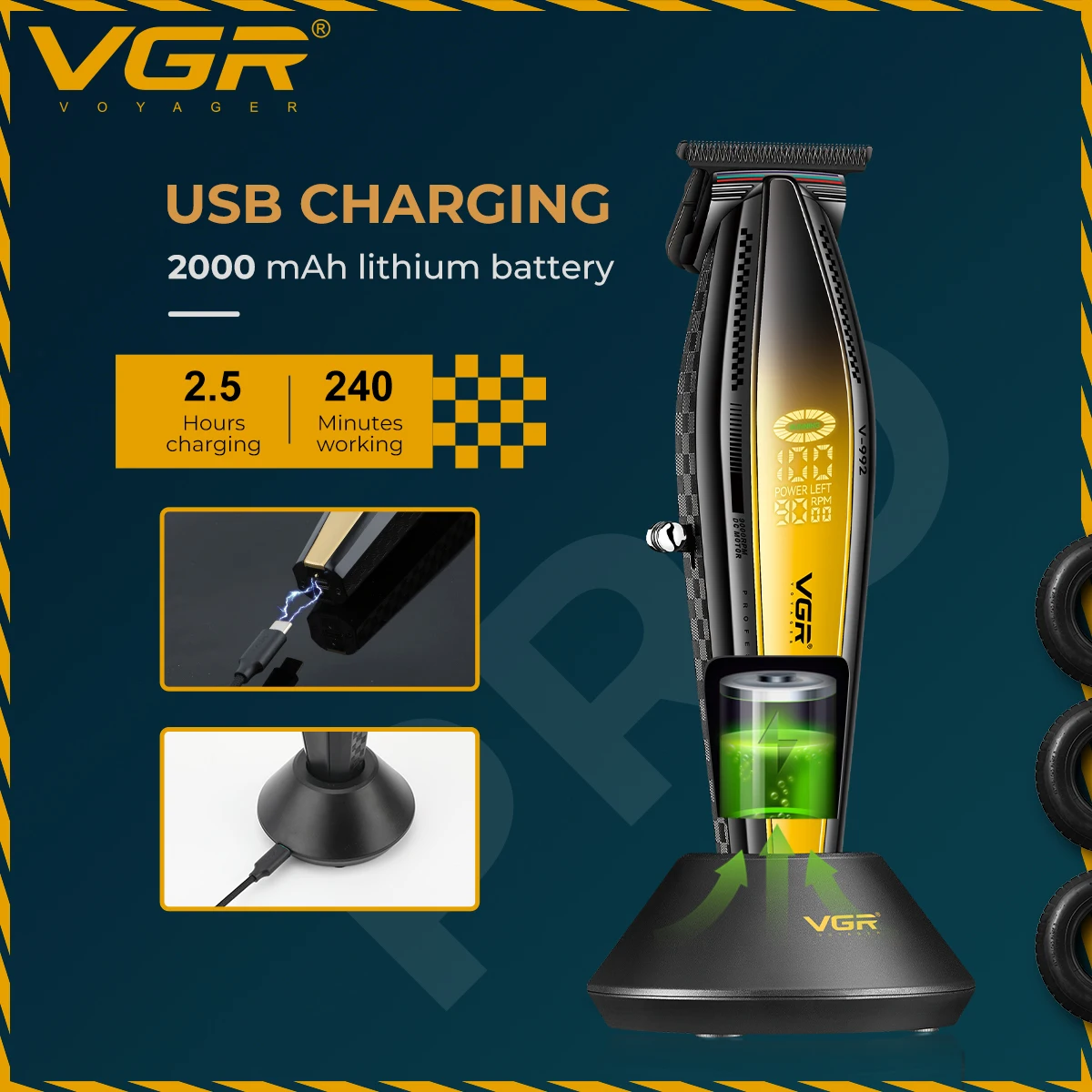VGR مكينة حلاقه رجالي ماكينة حلاقه للرجال ماكينات...